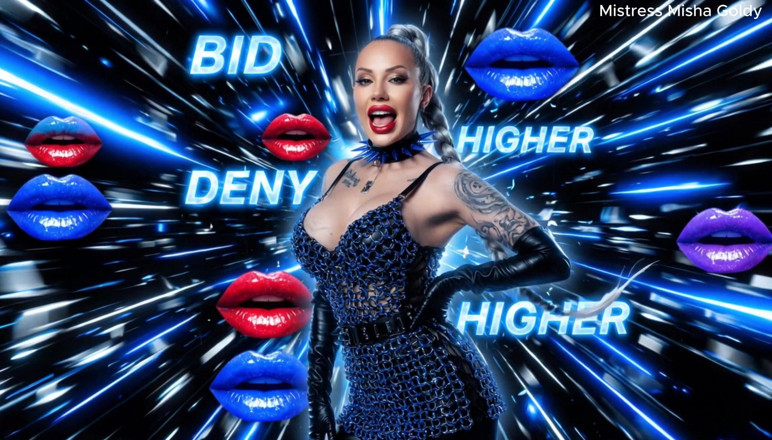 Goddess Misha Goldy: La tua mente sul blocco - fixazione ossessiva all'asta