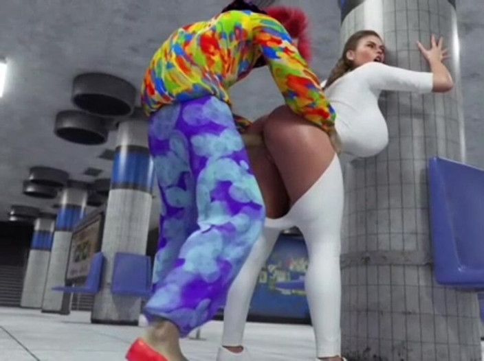 SexxyAnime: Con il clown nella metropolitana