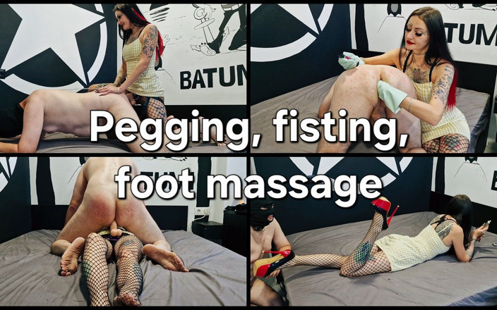 Dominatrix Nika: Pegging, fisting, massage des pieds.