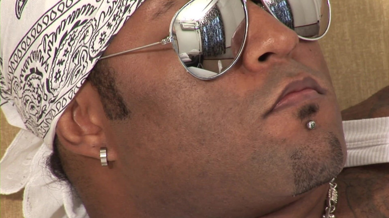 Male Dream: Gangster eboni berbogel dan melancap