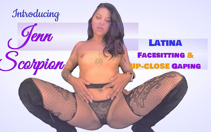 Ebony VR solos virtual reality adult films: Введение Jenn Scorpion - сидение на лице латины и зияние на лице