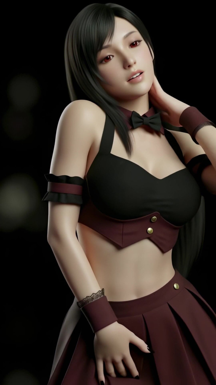 3D-Hentai Games: ティファのカリスマ的ダンス