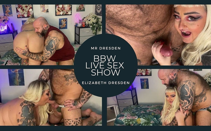 Elizabeth Dresden: BBW MILF, show sexuel en direct, pipe, doigtage, levrette et...