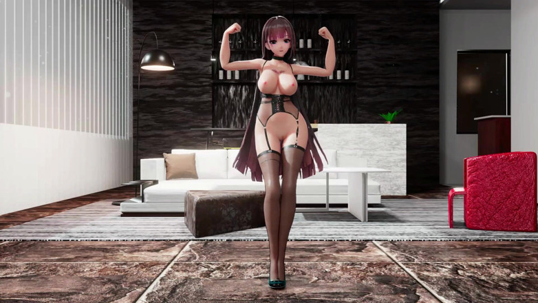 Smixix: Raiden Mei Honkai impact Hentai dans grote borsten mmd 3d - rood...