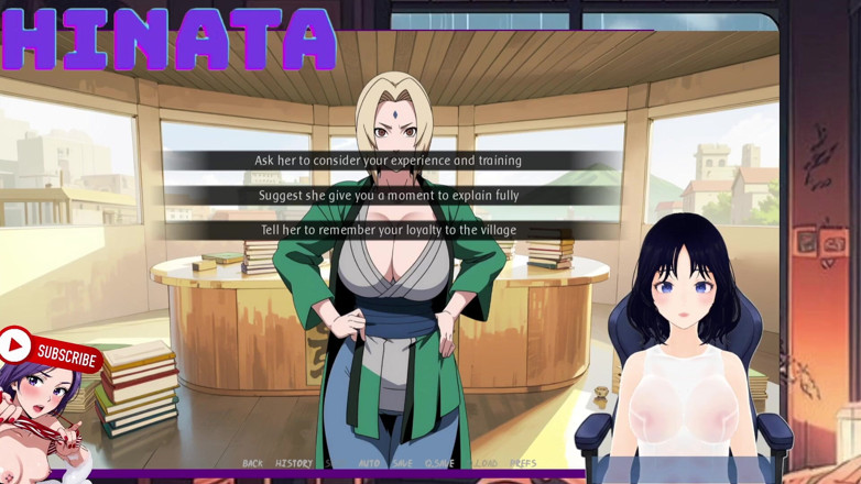 Hinata Queen: Shinbi Secrets, частина 9. Я шпигую за тунадою в її офісі в хокажі