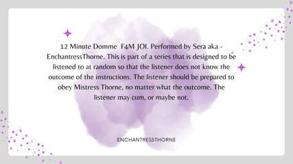 EnchantressThorne: Femdom - instrucciones de paja significa negación 03