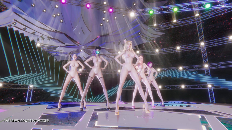 3D-Hentai Games: [mmd] Tajné číslo - Dostal ten boom Ahri Akali Seraphine Kaisa Evelynn...