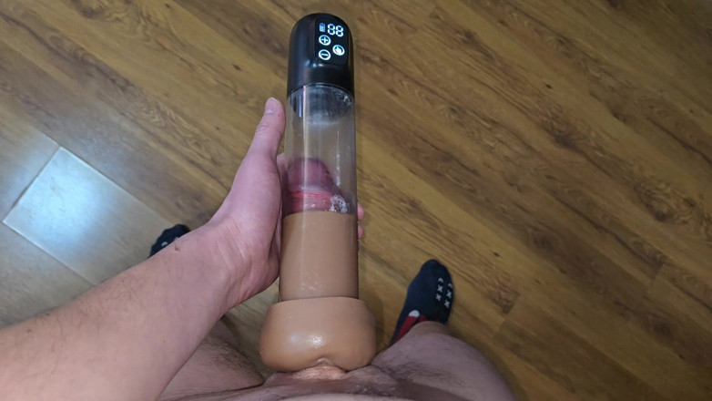 Fap_man93: Nach Dem Orgasmus - Pumpe Meinen Schwanz in Eine Mit Sperma...