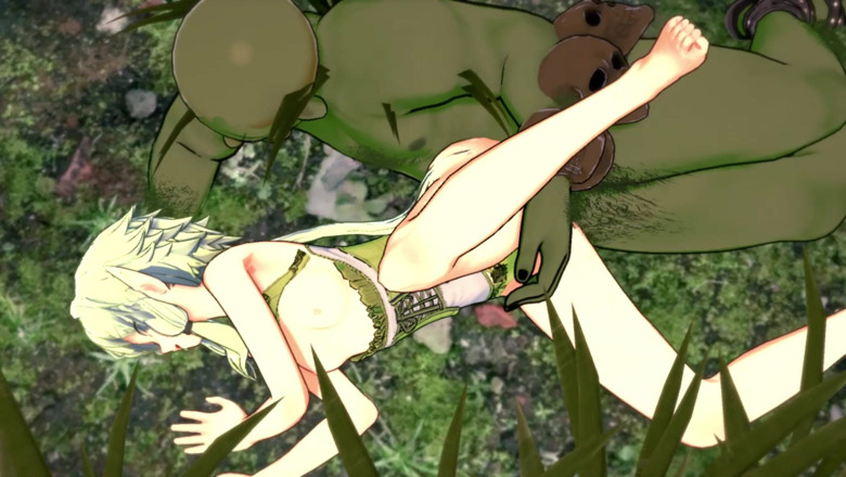 AnimeXtremoPH: Elf Archer este futut în pădure de un goblin