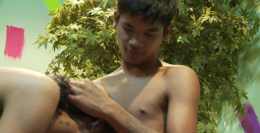 Latino Boys Studio: È asiatica esotica, abbronzata e dado