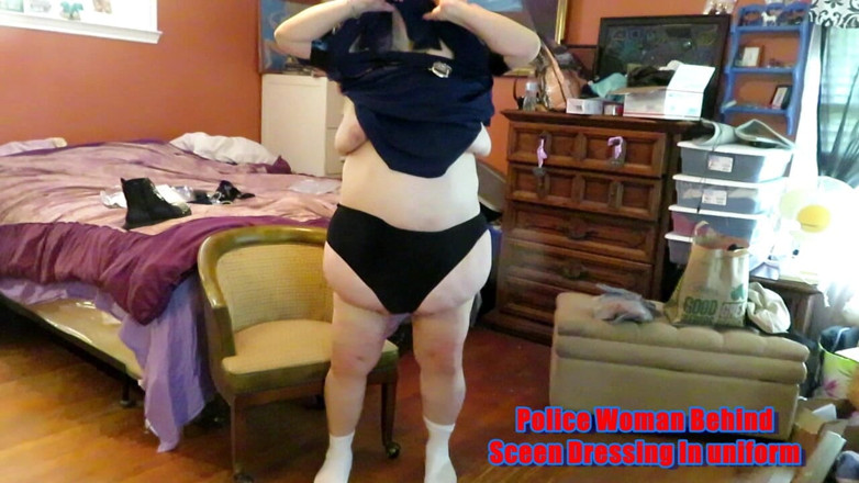 BBW nurse Vicki adventures with friends: Vicki si suster nakal dengan pakaian lengkap dientot sama polisi