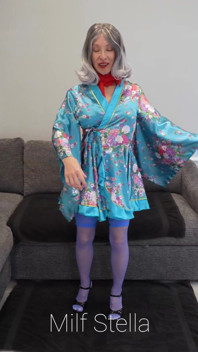 Betty in a Robe & Scarf