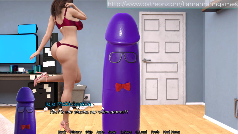 Johannes Gaming: Sexbot - cavalcando un enorme dildo