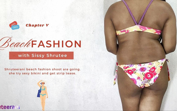 Shruteerani: Beach Fashion Rozdział 5 - Solo Indian Trans w bikini