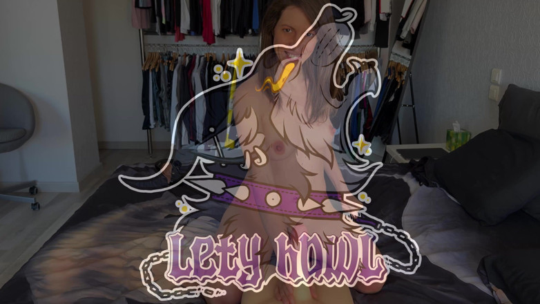 Lety Howl: Saya membuat diri saya merangkap dengan pantat dengan dildo besar - 100%...