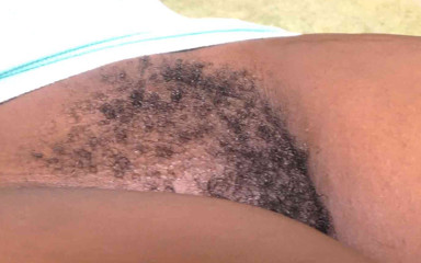 Bam-bulax: Black Hairy Pussy Fucked and Filled by a Big White...