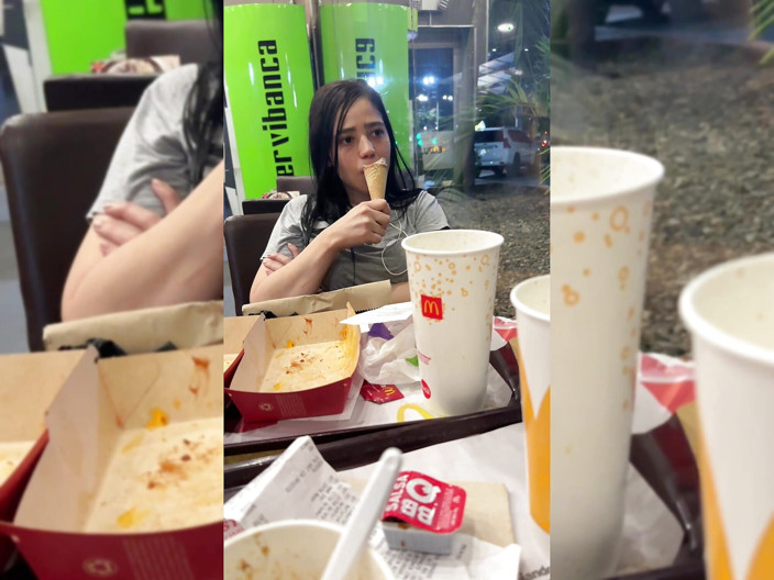 Crisanto999: Beru svou krásnou přítelkyni na jídlo v McDonalds