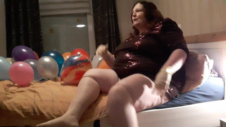 tammara big: Фетиш на повітряних кульках з SSBBW