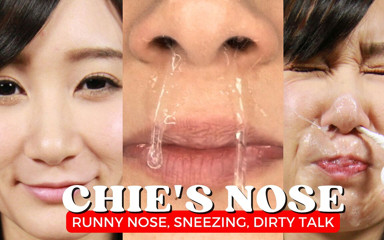 Japan Fetish Fusion: Neusobservatie en loopneus dildo aftrekken door de onzedelijke schoonheid, Chie...