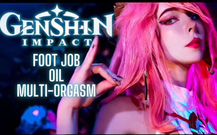 MollyRedWolf: Genshin Impact: Yae Miko se bucură de orgasm multi-și labă...