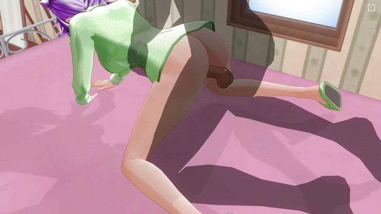 H3DC: 3D HENTAI. Novia en pijama obtiene un orgasmo a lo...