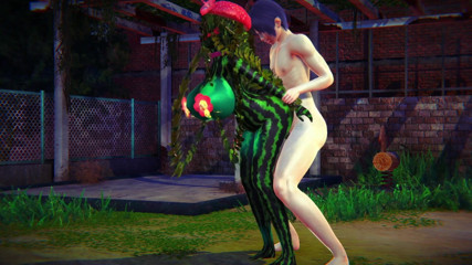 Wraith ward: Fucking a Watermelon in the Park : Hentai Monster Girl