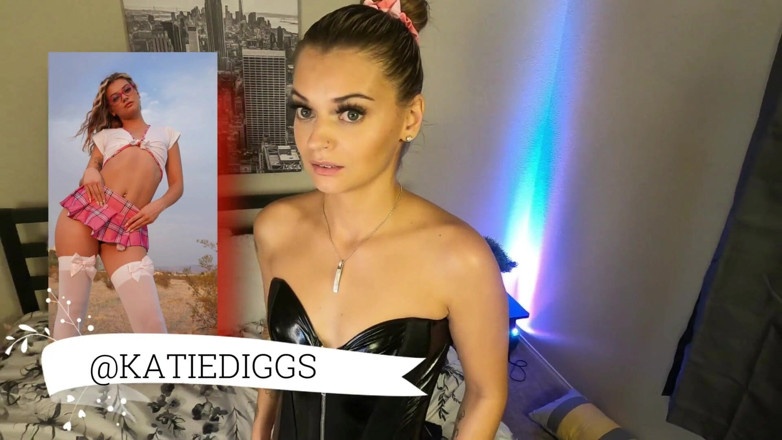 Katie Diggs: Namorada infiel pega para que ela engole a porra do...