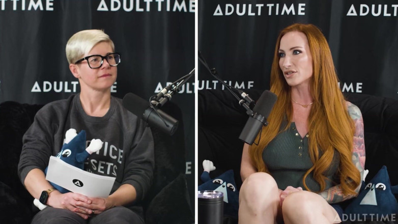 Adult Time Podcast: Sophia Locke si myslí, že dopadení mimozemšťana by bylo sexy?! čas pro...