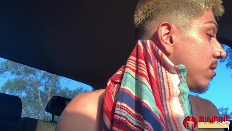 Hung Papi: Junger Gut Bestückter Twink, Solo-wichsen, Öffentlich, Wichsen, off Abspritzen