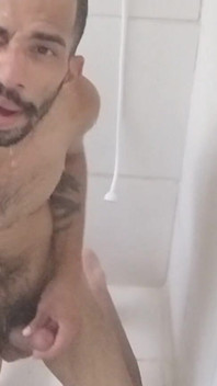 Male in the Shower
