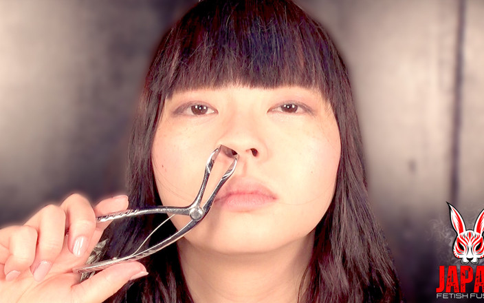 Japan Fetish Fusion: 高星姫香が固定カメラで鼻水を掘り回して舐める