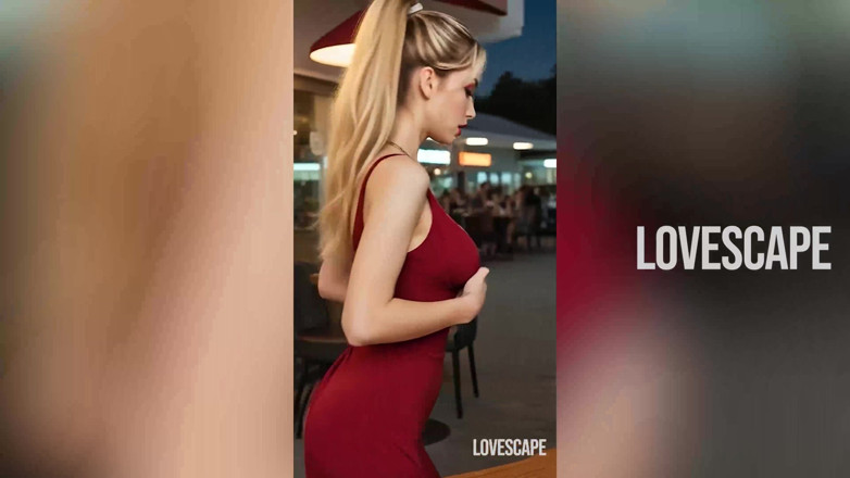 Lovescape: Pertemuan suci dengan blonde berakhir dengan tali &amp; penghinaan merangkak