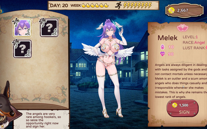 Adult Games by Andrae: Ep15: Angel Melek desbloqueado - abierto en nueve