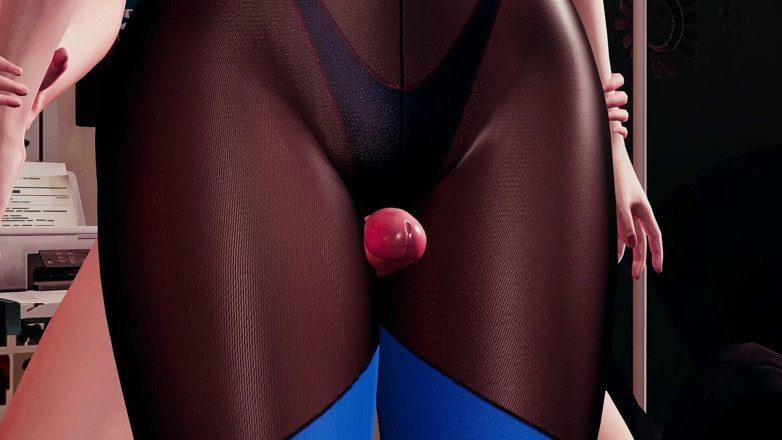 Joas22222: Si seksi miranda dengan animasi 3d - fetish paha dengan stoking ketat...