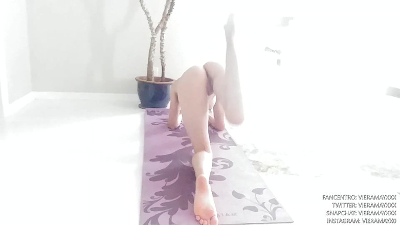VieraMayXXX: Antrenament de dimineață, luminos și nud devreme