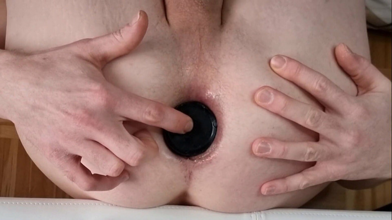 Msxentirex: Gros gode noir dans son trou du cul