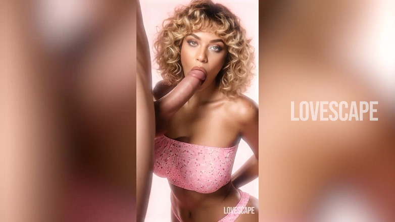 Lovescape: 写真家がセクシーなムラッタのクライアントとセックス - 鏡の反射で叩く