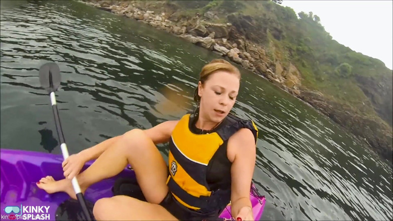 UKCuteGirl Lucy Lauren: Desastre de kayak en aguas abiertas para no nadadores - salvado...