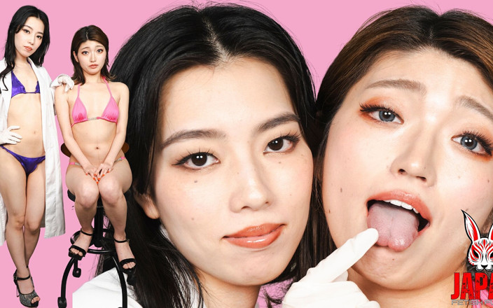 Japan Fetish Fusion: Харуно широко відкриває рот... Цубаме хапає язик, змушує її плюнути і відчуває запах її сорому