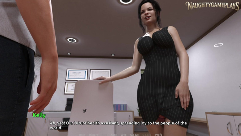 Naughty gameplays trans: Futa Healthcare (parte 01) por Fatsocat - MILF Trans ama seu pau enorme
