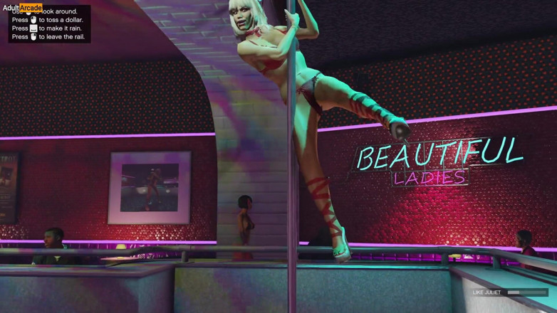 LewdArcade: Gta 5 - Strip Club [parte 03] sem nudez [18+] Gta v1.0.3095 jogo pornô