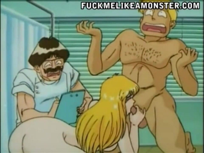 Fuck Me Like a Monster: インポテンツの漫画のキャラクターは看護師の奴隷になります