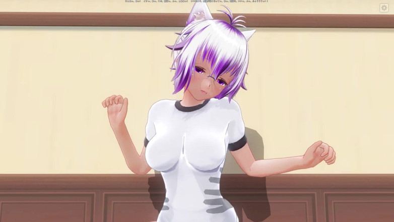 H3DC: 3d hentai chica se dedica a la educación física con...