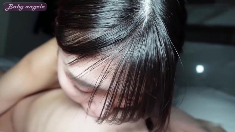 Asian cutie: Перша знахідка без цензури. Звичайна дівчина з прив'язаними готівкою дражнить на відкритому повітрі до важкого кремпаю