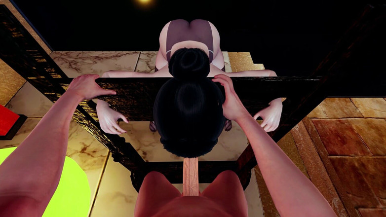 Joas22222: Fetiche aventura com sexy banhista em animação 3D intensa escravidão boquete...