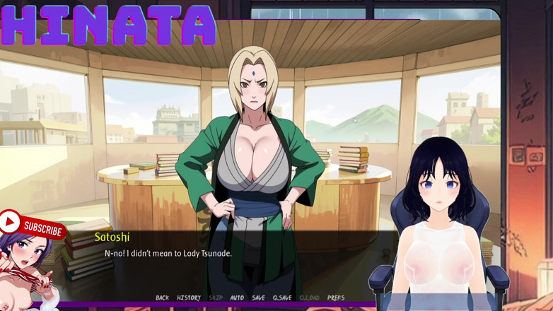 Hinata Queen: Shinbi Secrets, частина 9. Я шпигую за тунадою в її офісі в хокажі