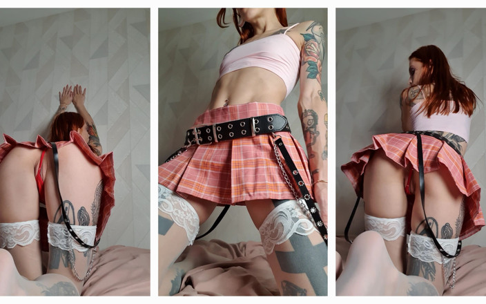 TattoedGirl666: Pelacur manis dalam stoking dan tali kecil