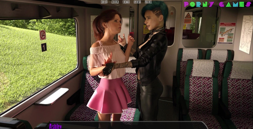 Porny Games: Casa en medio - tren y bragas (25)