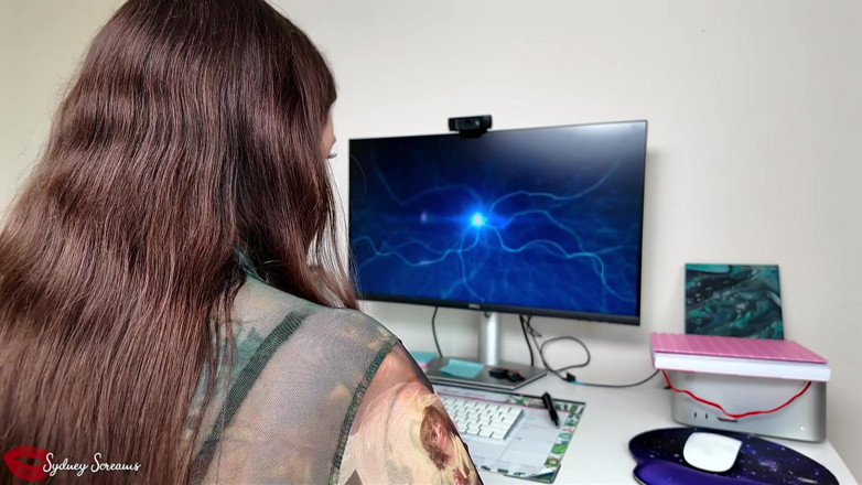 Sydney screams fetish: Luând controlul asupra secretarului tău - Te fascinezi secretara ta Sydney țipă și...