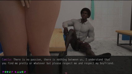 Porny Games: Shamandev的欲望阴影 - 大黑屌公牛在老小屋里做爱2